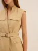 Belted Sleeveless Cargo Vest sold by COMMENSE