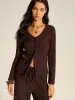 Textured Knit Pants Set sold by COMMENSE