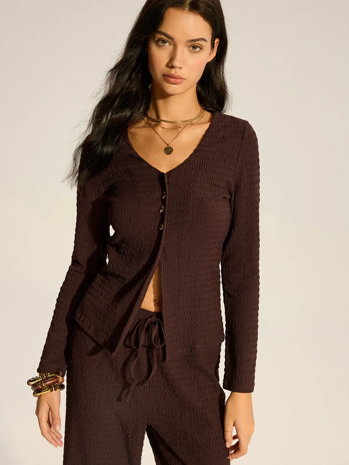 Textured Knit Pants Set sold by COMMENSE product image thumbnail 2