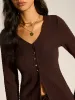 Textured Knit Pants Set sold by COMMENSE