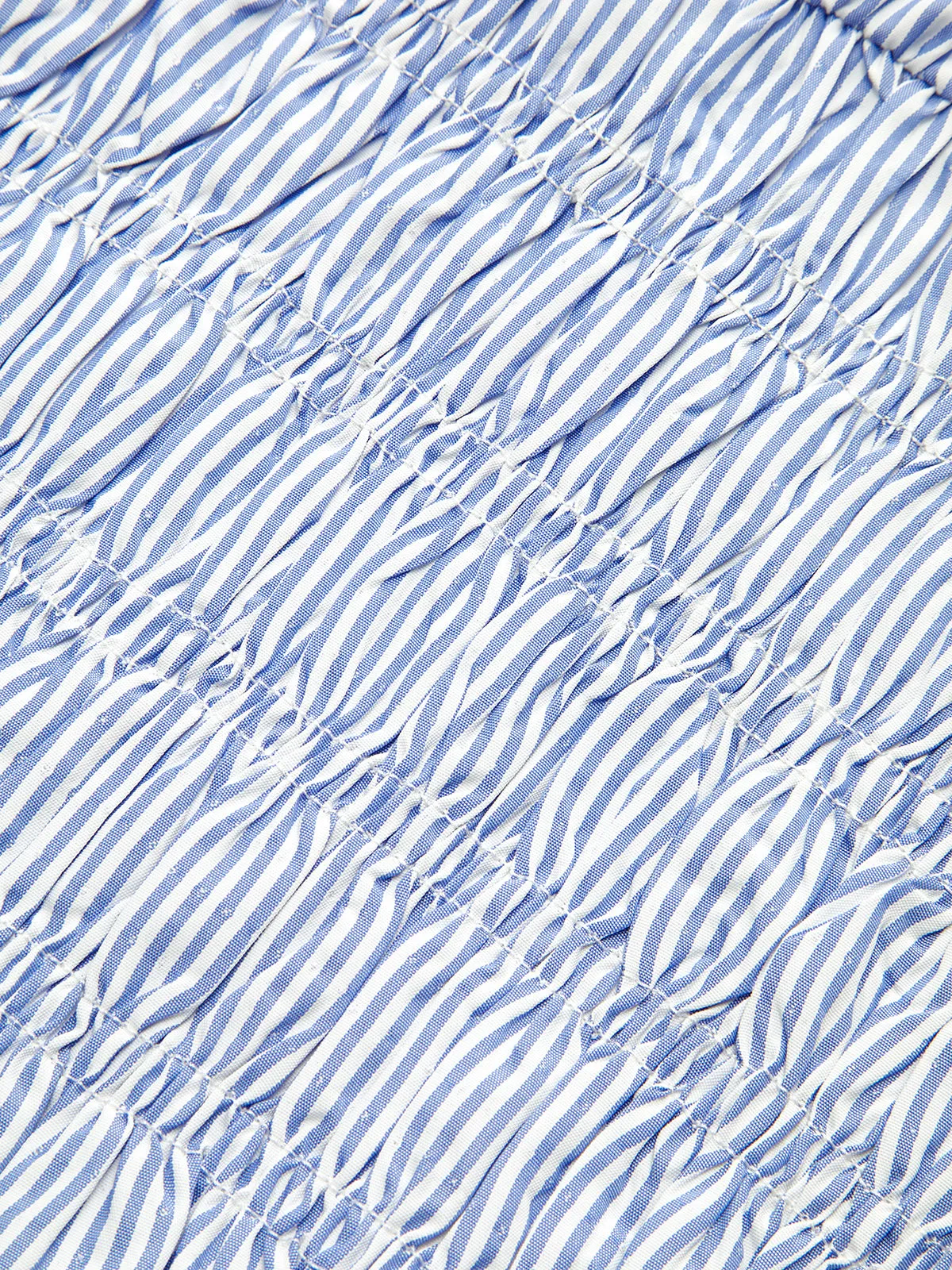 Striped Smocked Waist Shirt sold by COMMENSE product image thumbnail 4