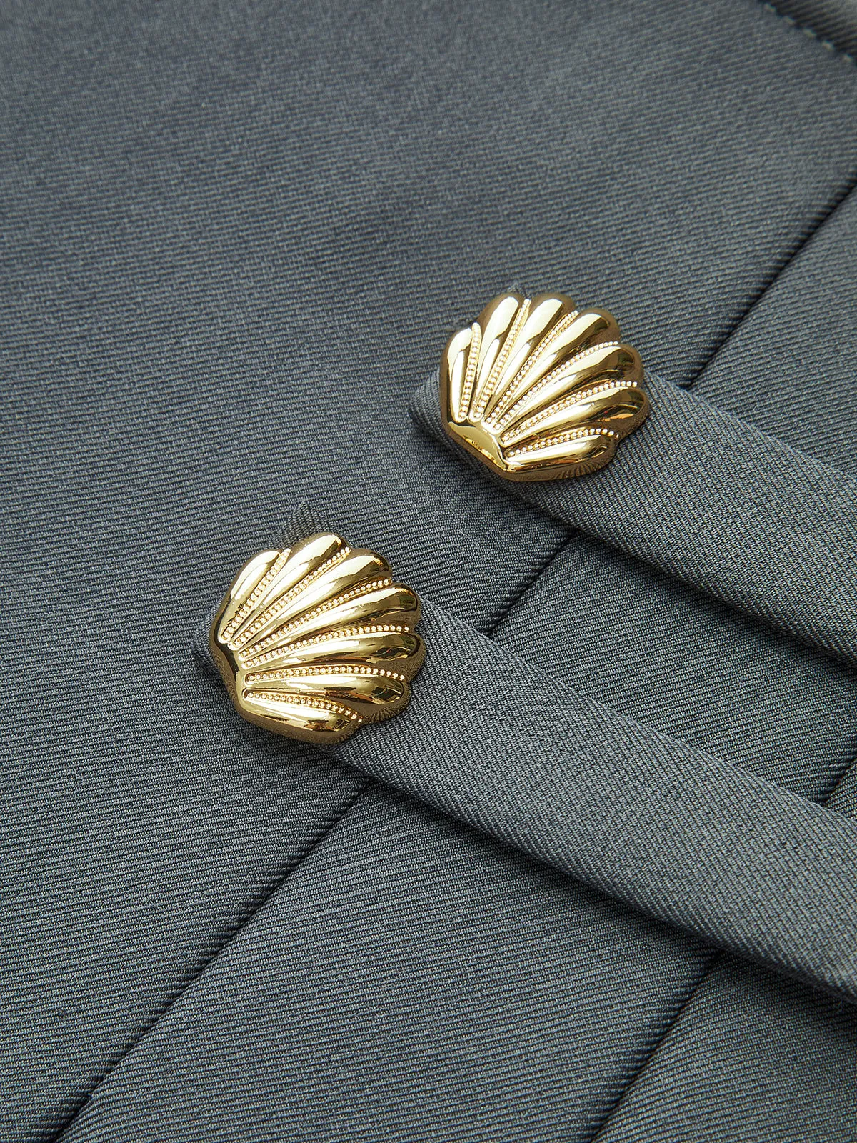 Metal Detail Pleated Mini Skirt sold by COMMENSE product image thumbnail 3