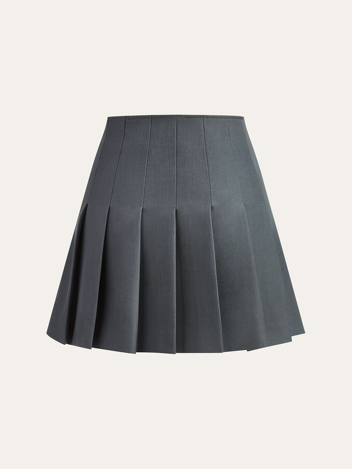 Metal Detail Pleated Mini Skirt sold by COMMENSE product image thumbnail 2