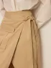 Pocket Wrap Midi Skirt sold by COMMENSE