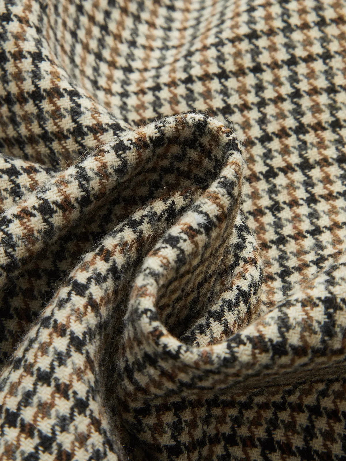 Plaid Contrast Trim Mini Dress sold by COMMENSE product image thumbnail 4