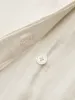 Linen Blend Cross-Over Wrap Shirt sold by COMMENSE