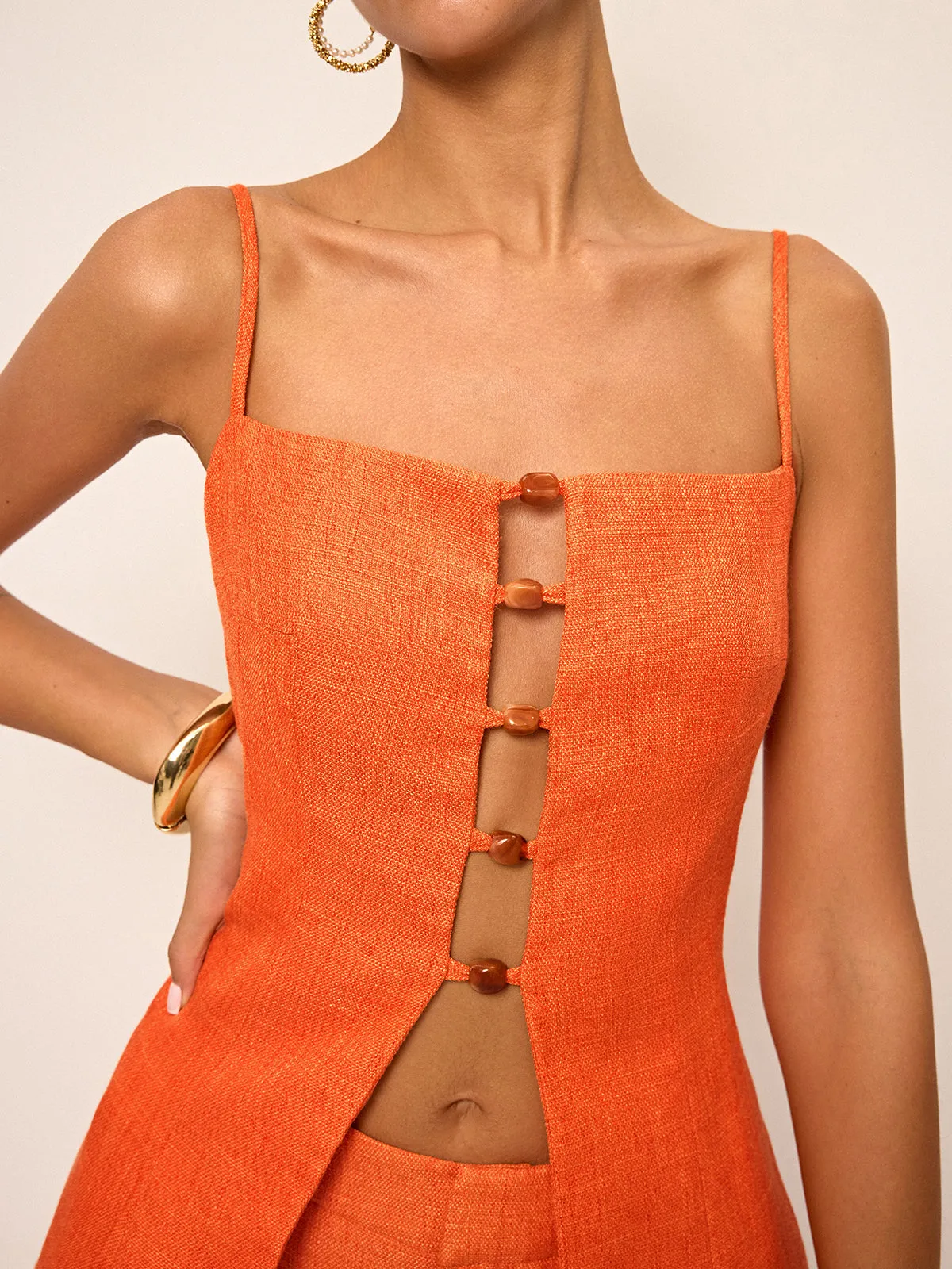 Cut-Out Cami Top and Shorts Set sold by COMMENSE product image thumbnail 4