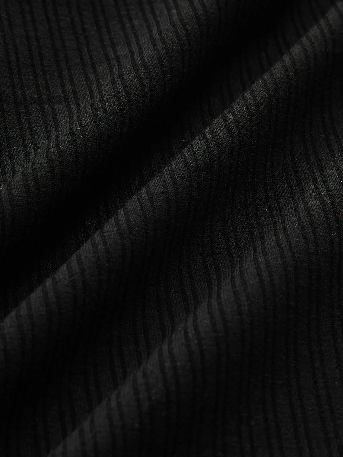 Button Ribbed Long Sleeve T-Shirt sold by COMMENSE product image thumbnail 3