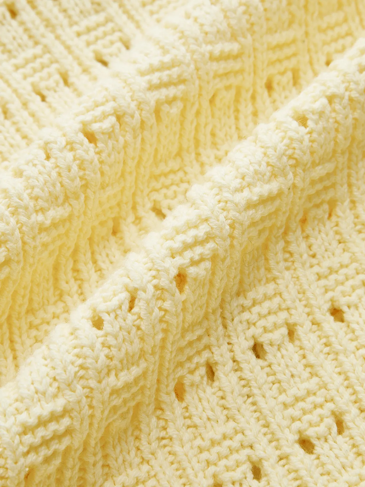 Metal Detail Knitted Peplum Vest sold by COMMENSE product image thumbnail 4