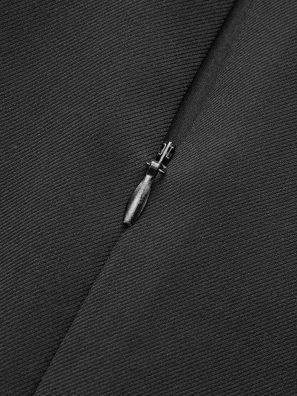 Asymmetric Ruched Wrap Mini Skirt with Metal Buckle sold by COMMENSE product image thumbnail 4