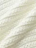 Button Striped Trim Knit Vest sold by COMMENSE