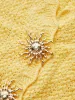 Metal Detail Scallop Trim Knit Vest sold by COMMENSE