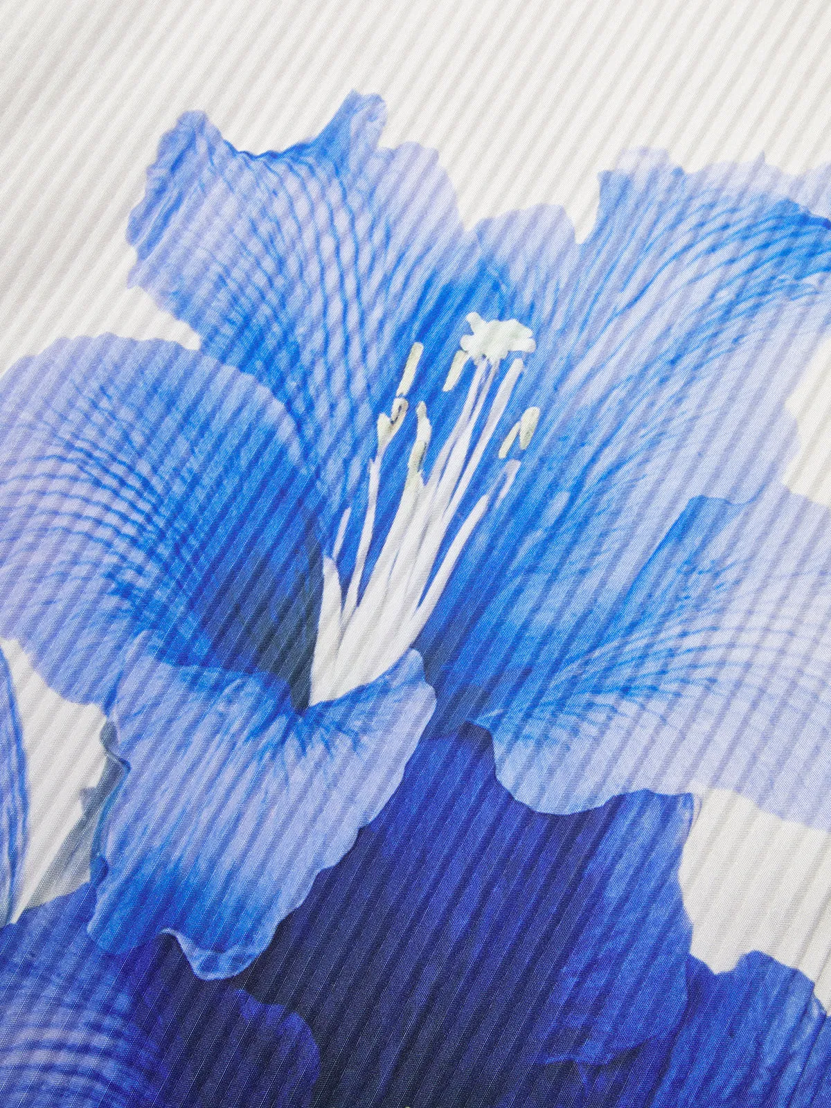 Floral Print Gradient Strapless Pleated Maxi Dress sold by COMMENSE product image thumbnail 4
