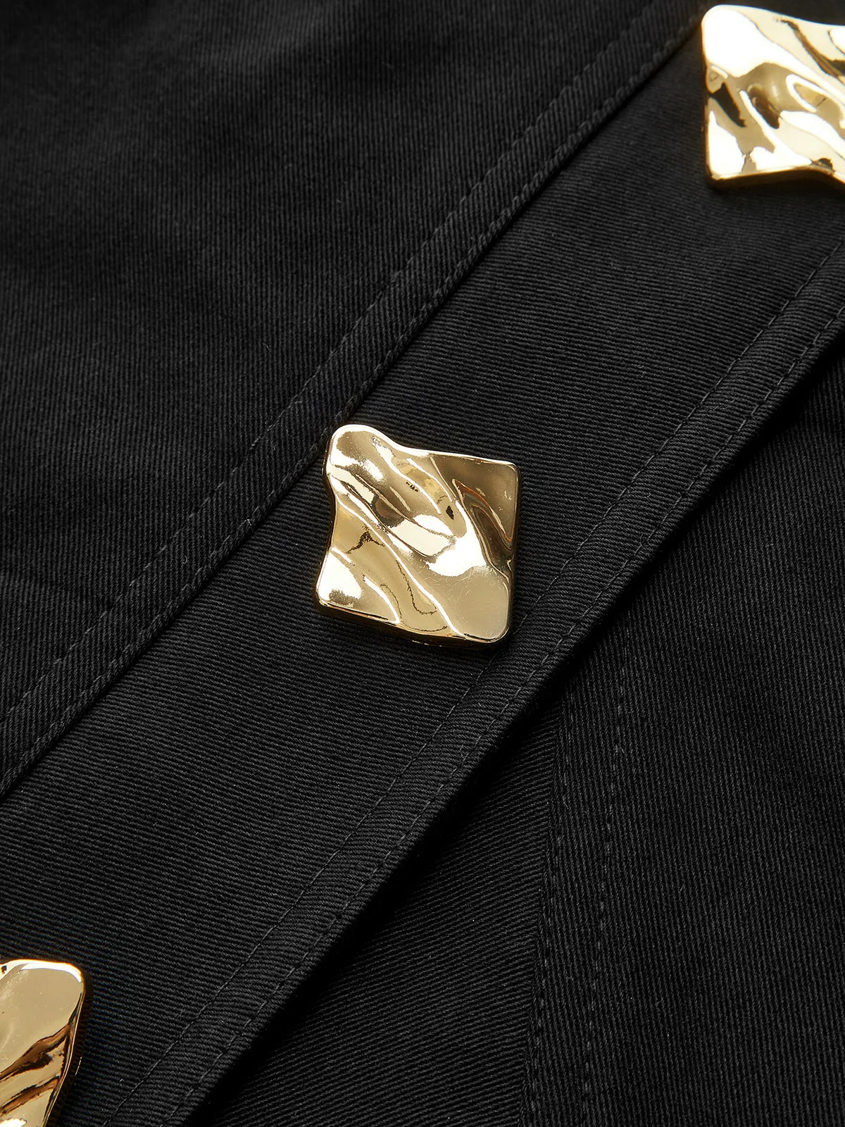 Metal Detail Asymmetric Hem Mini Skirt sold by COMMENSE product image thumbnail 3