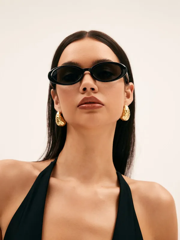 Vintage Oval Round Sunglasses sold by COMMENSE