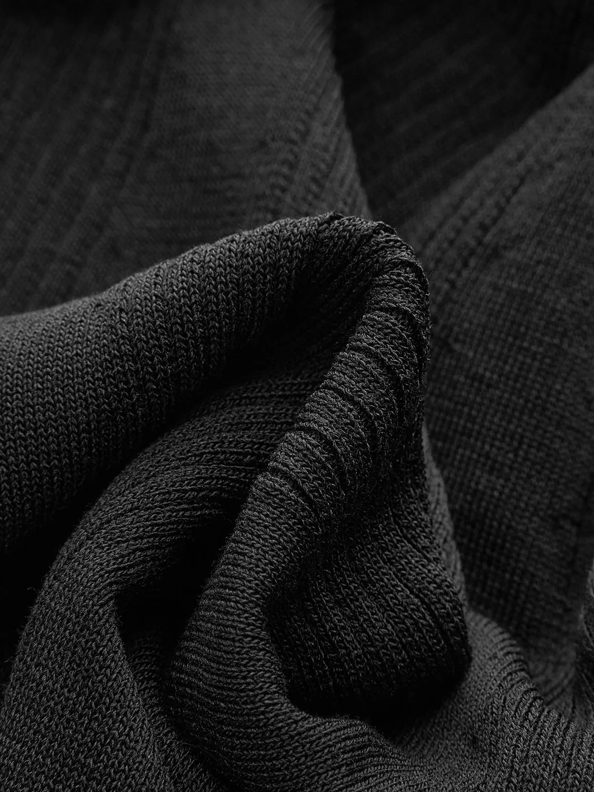 Contrast Bow Belt Ribbed Knit Midi Skirt sold by COMMENSE product image thumbnail 4