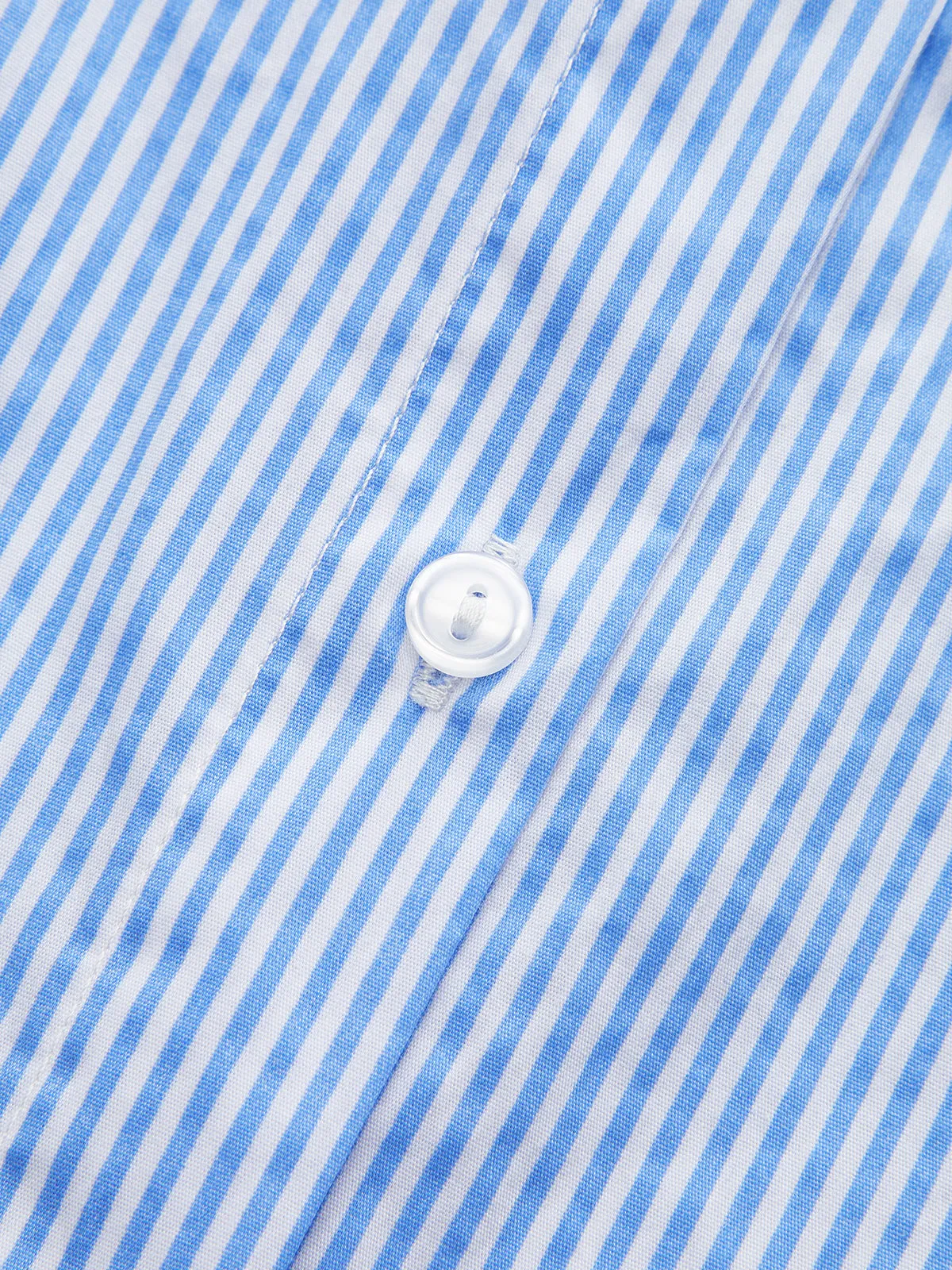 Striped Wrap Asymmetric Hem Shirt sold by COMMENSE product image thumbnail 2