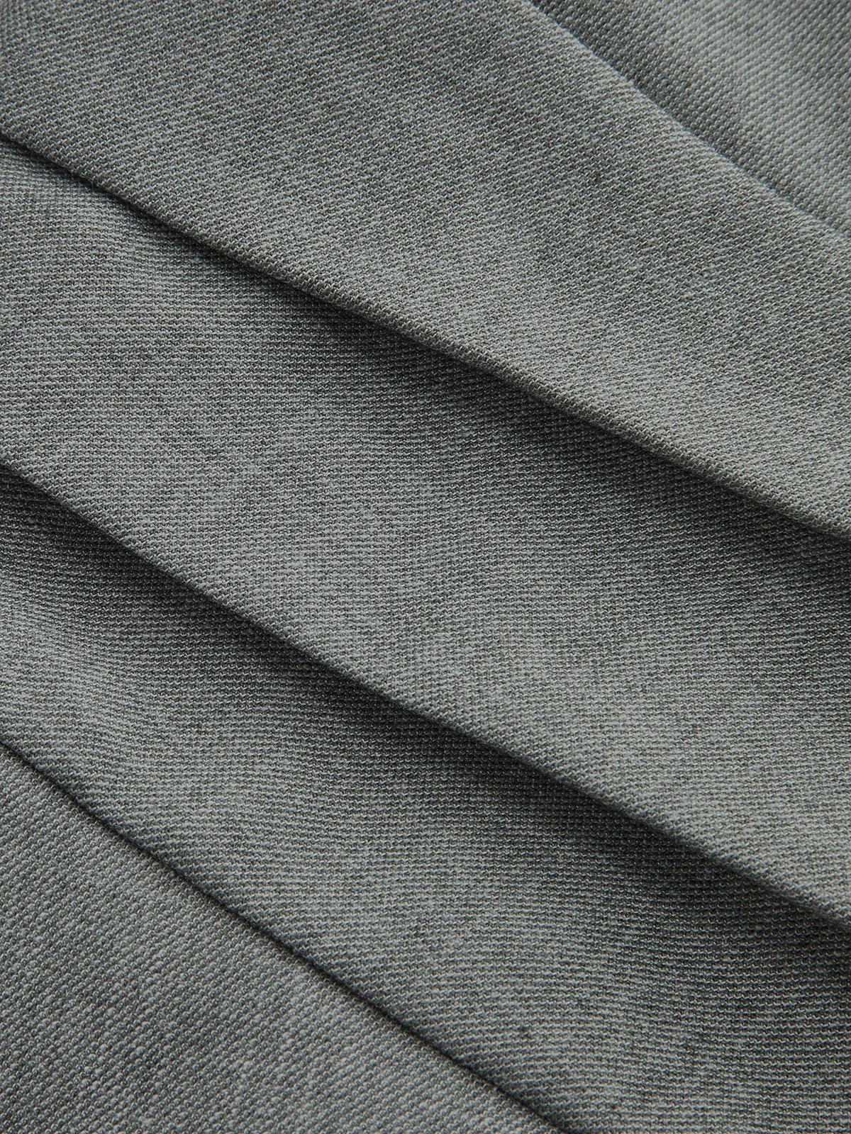 Ruched Waist V-Neck Asymmetric Top sold by COMMENSE product image thumbnail 3