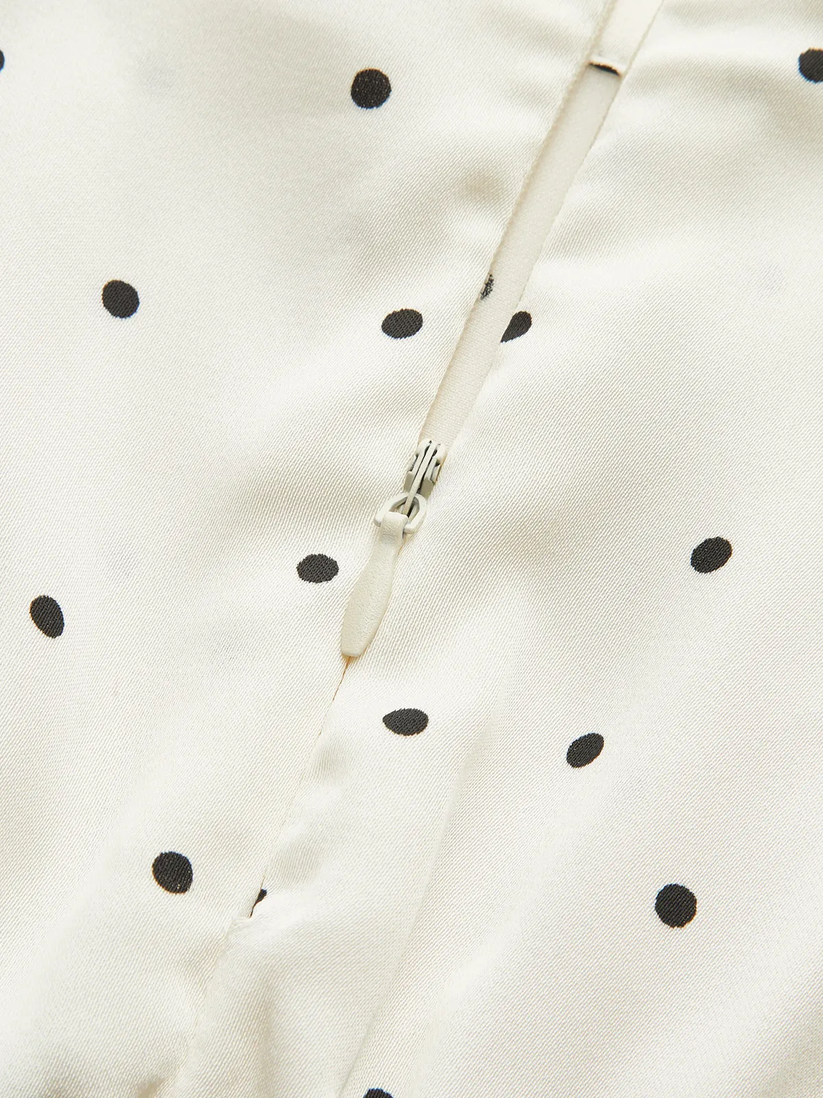 Polka Dot Panel Mock Neck Top sold by COMMENSE product image thumbnail 4