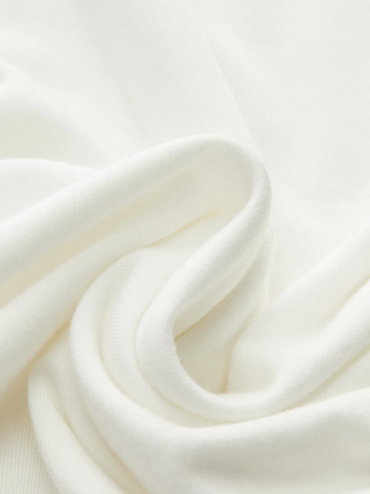 Semi-Sheer Ruched Waist Long-Sleeve Top sold by COMMENSE product image thumbnail 3