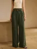 Vintage Plaid High-Waisted Pants with Belt sold by COMMENSE