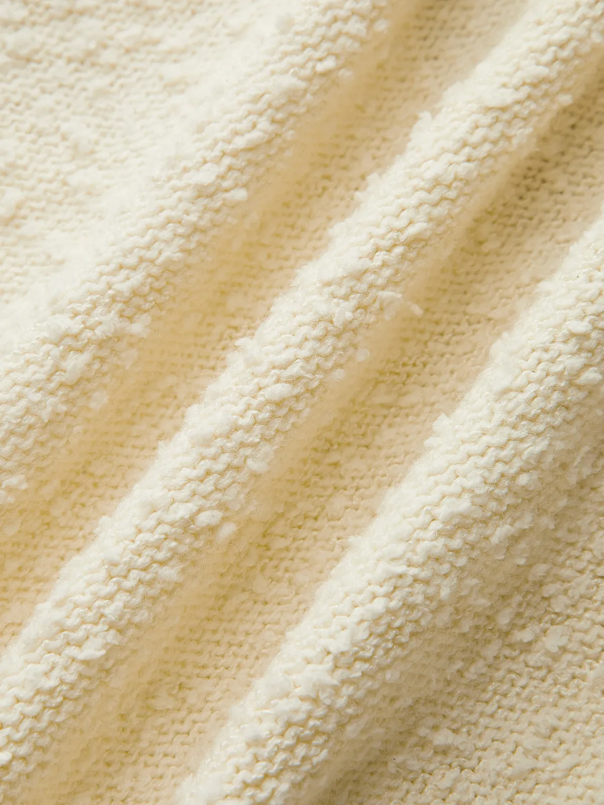 Contrast Trim Metal Button Textured Knit Vest sold by COMMENSE product image thumbnail 4