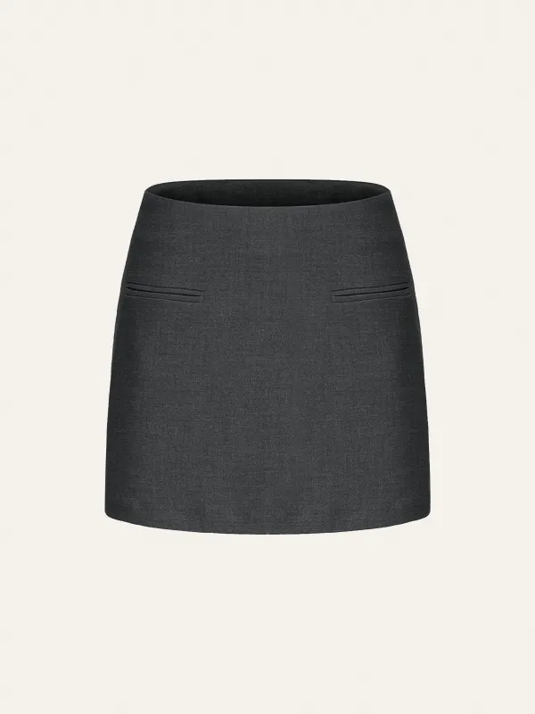 Mid-Waist Mini Skirt sold by COMMENSE