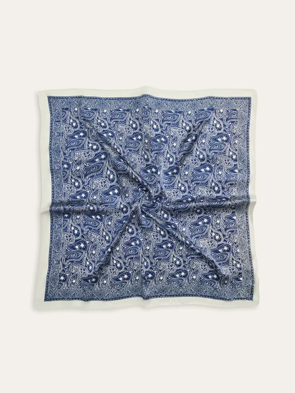 Paisley Print Square Scarf sold by COMMENSE