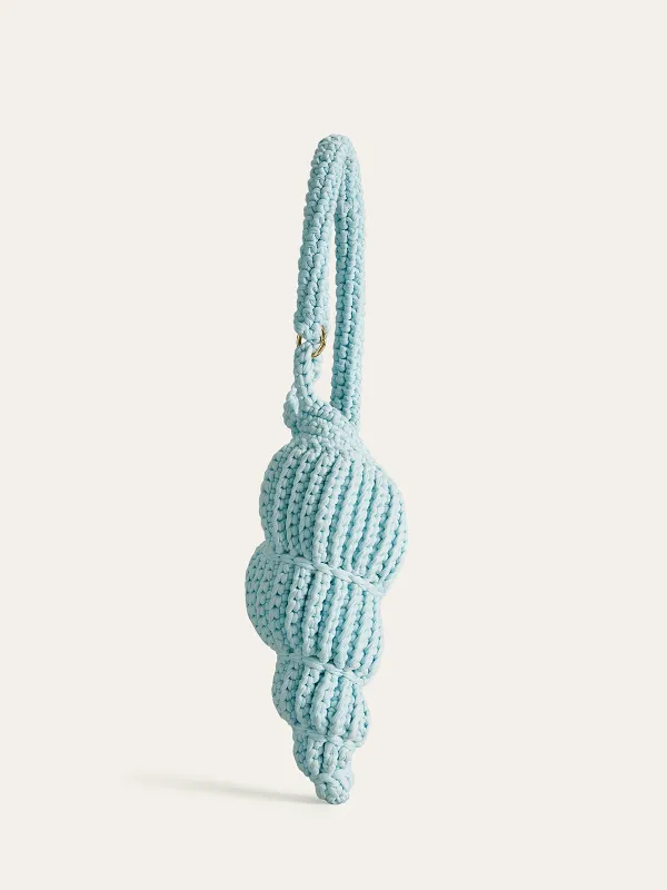 Crochet Conch-Shaped Handbag sold by COMMENSE