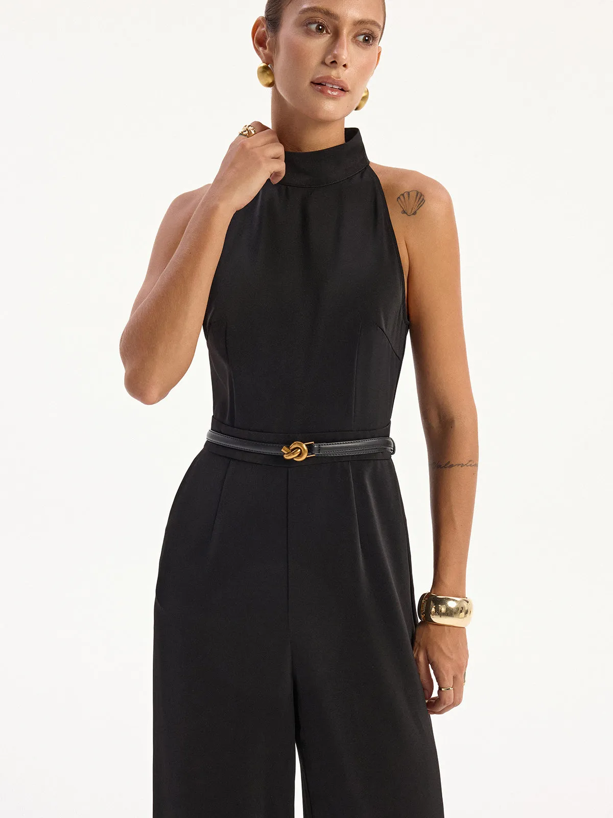 Leather Twist Buckle Belt sold by COMMENSE product image thumbnail 3