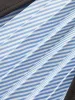 Asymmetric Striped-Panel Mini Skirt sold by COMMENSE