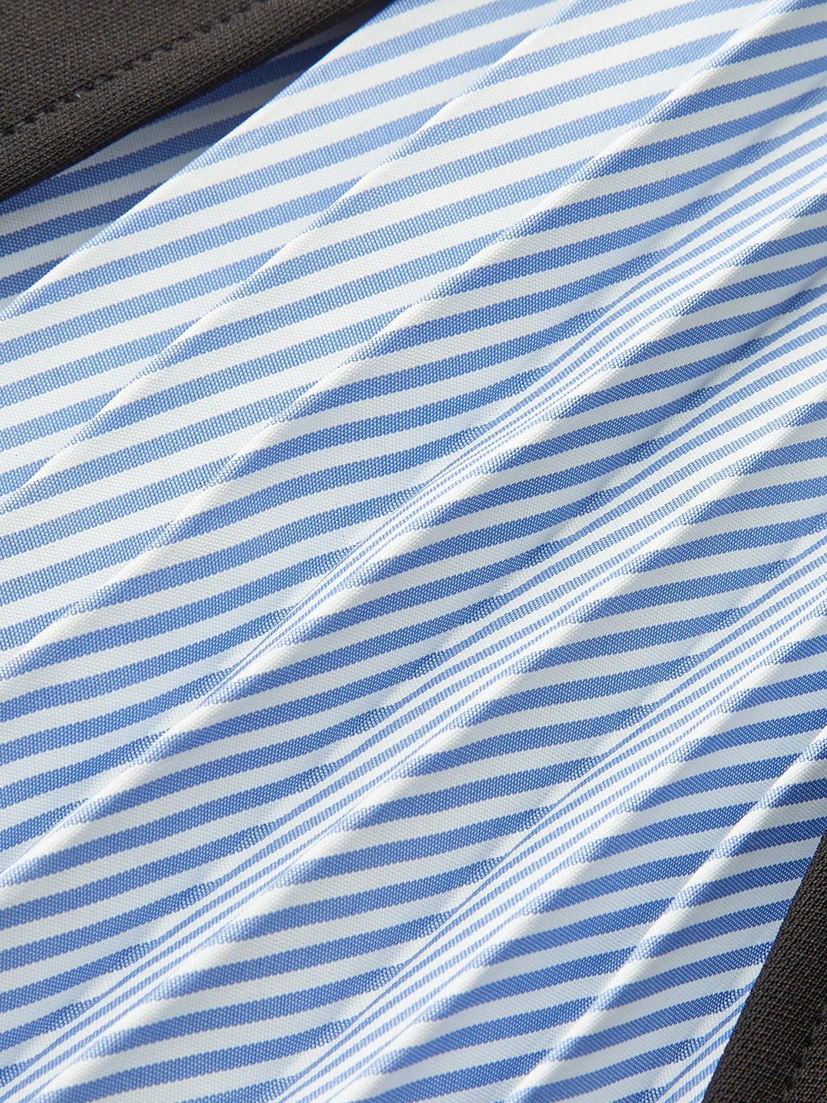 Asymmetric Striped-Panel Mini Skirt sold by COMMENSE product image thumbnail 4