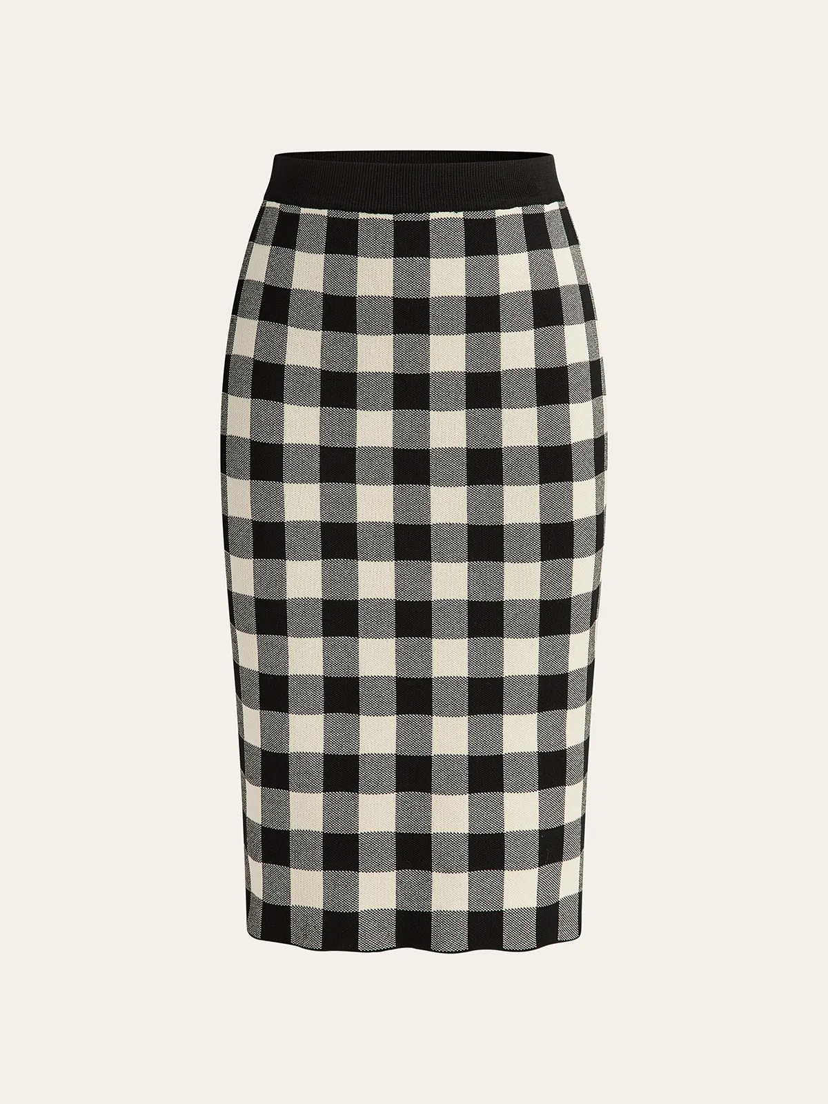 Checkered Cami Peplum Top and Skirt Set sold by COMMENSE product image thumbnail 4