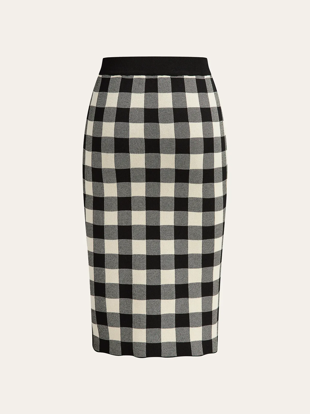 Checkered Cami Peplum Top and Skirt Set sold by COMMENSE product image thumbnail 5