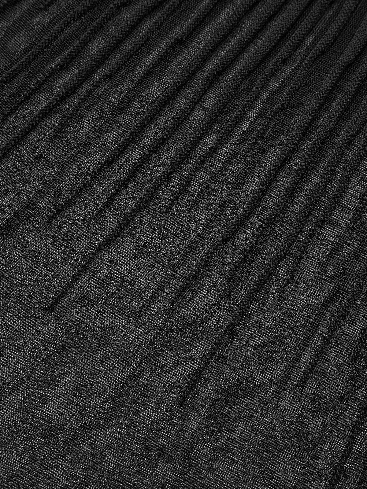 Mesh Hem Ribbed Knit Mermaid Skirt sold by COMMENSE product image thumbnail 4