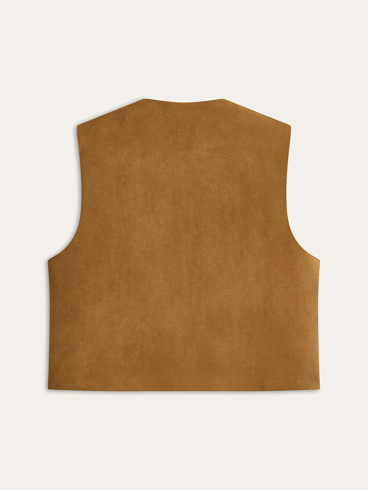 Floral Applique Suede Effect Vest sold by COMMENSE product image thumbnail 5