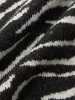 Metal Button Zebra-Striped Knit Vest sold by COMMENSE