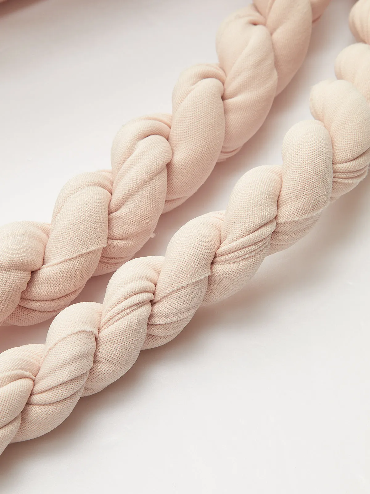 Braided Rope Trim Ruched Strapless Dress sold by COMMENSE product image thumbnail 3