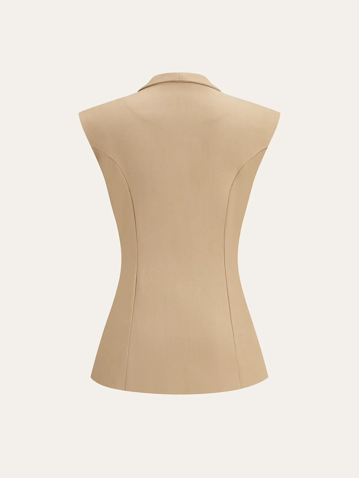 Double-Breasted Sleeveless Vest and Pants Set sold by COMMENSE product image thumbnail 3