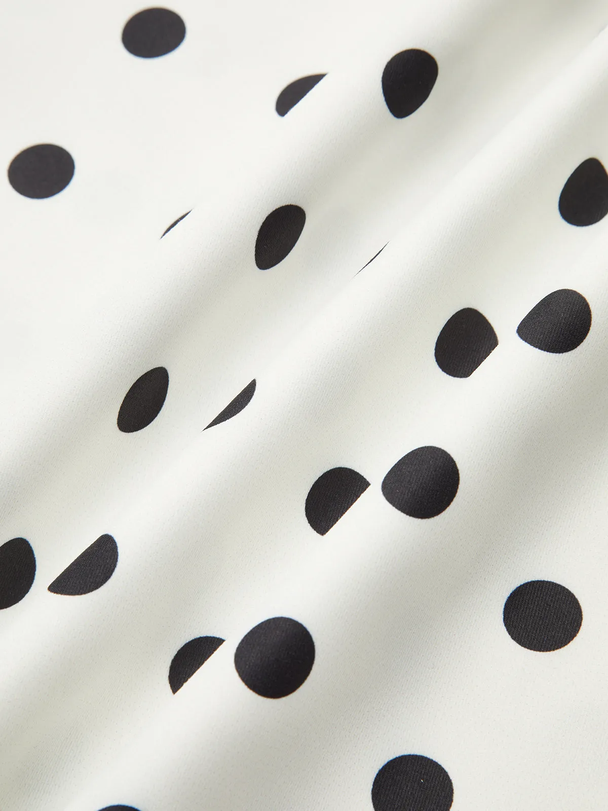 Lace Trim Polka Dot Cami Dress sold by COMMENSE product image thumbnail 4