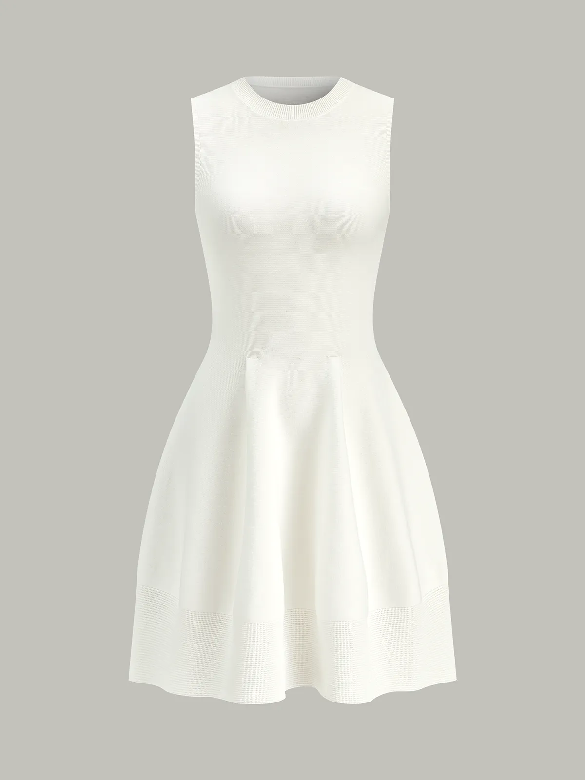 Sleeveless Knit Flare Dress sold by COMMENSE
