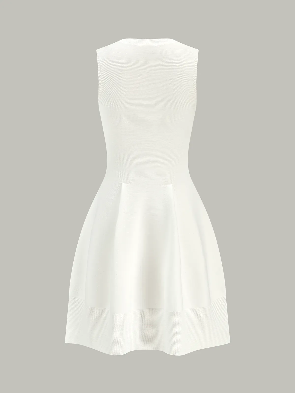 Sleeveless Knit Flare Dress sold by COMMENSE product image thumbnail 2
