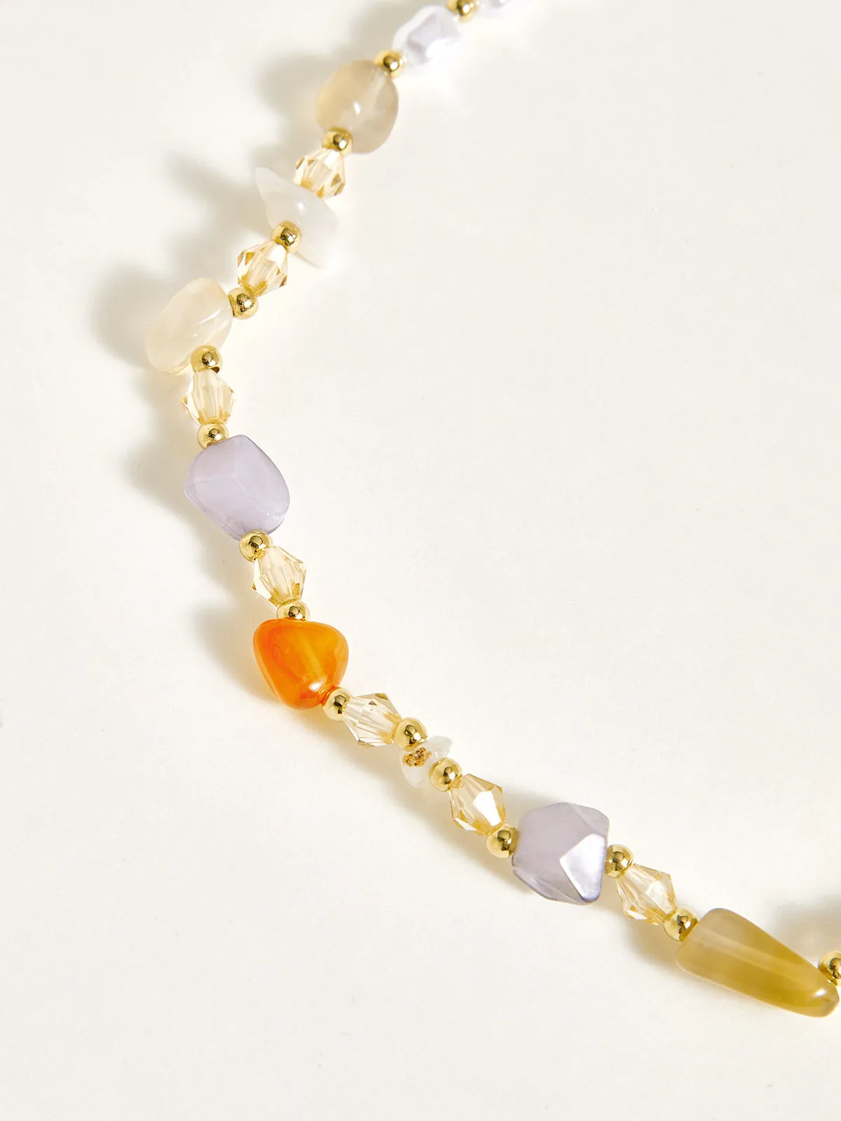 Colorful Stone Double-Layered Bracelet sold by COMMENSE product image thumbnail 4