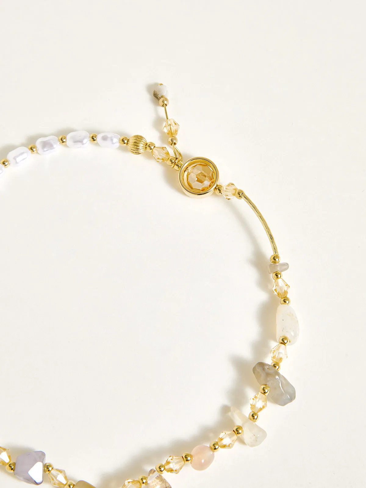 Colorful Stone Double-Layered Bracelet sold by COMMENSE product image thumbnail 3