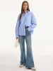Striped Cotton-Blend Button-Down Shirt sold by COMMENSE