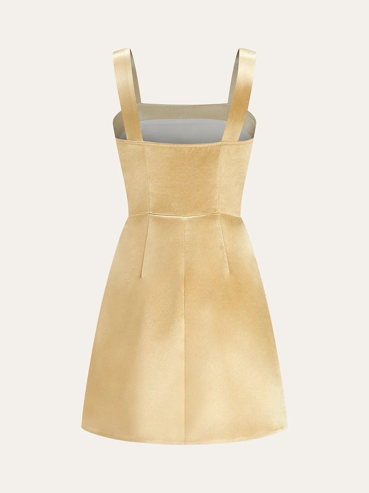 Metal Embellished Strap Mini Dress sold by COMMENSE product image thumbnail 2