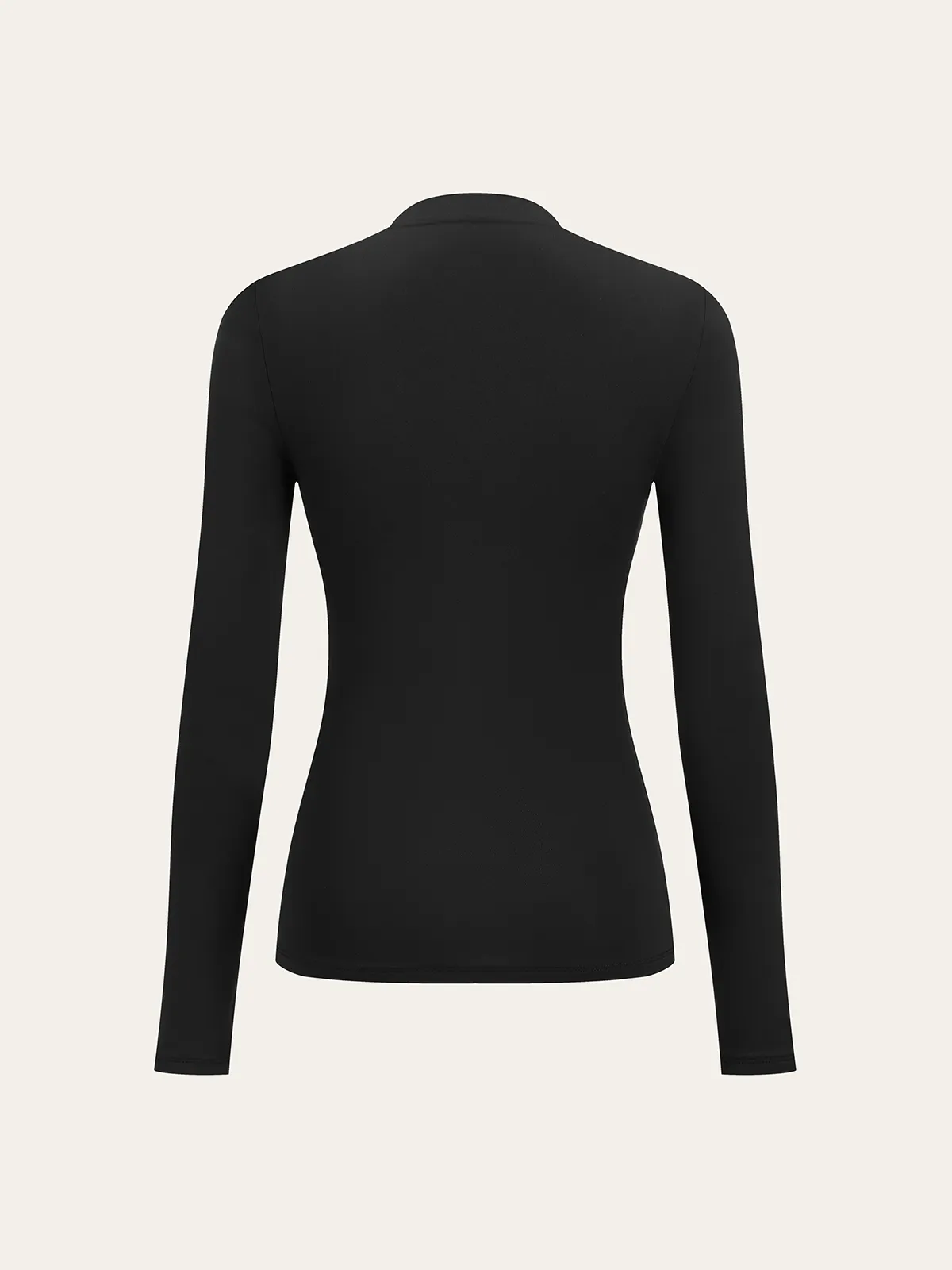 Metal Detail V-Neck Long Sleeve Blouse sold by COMMENSE product image thumbnail 2