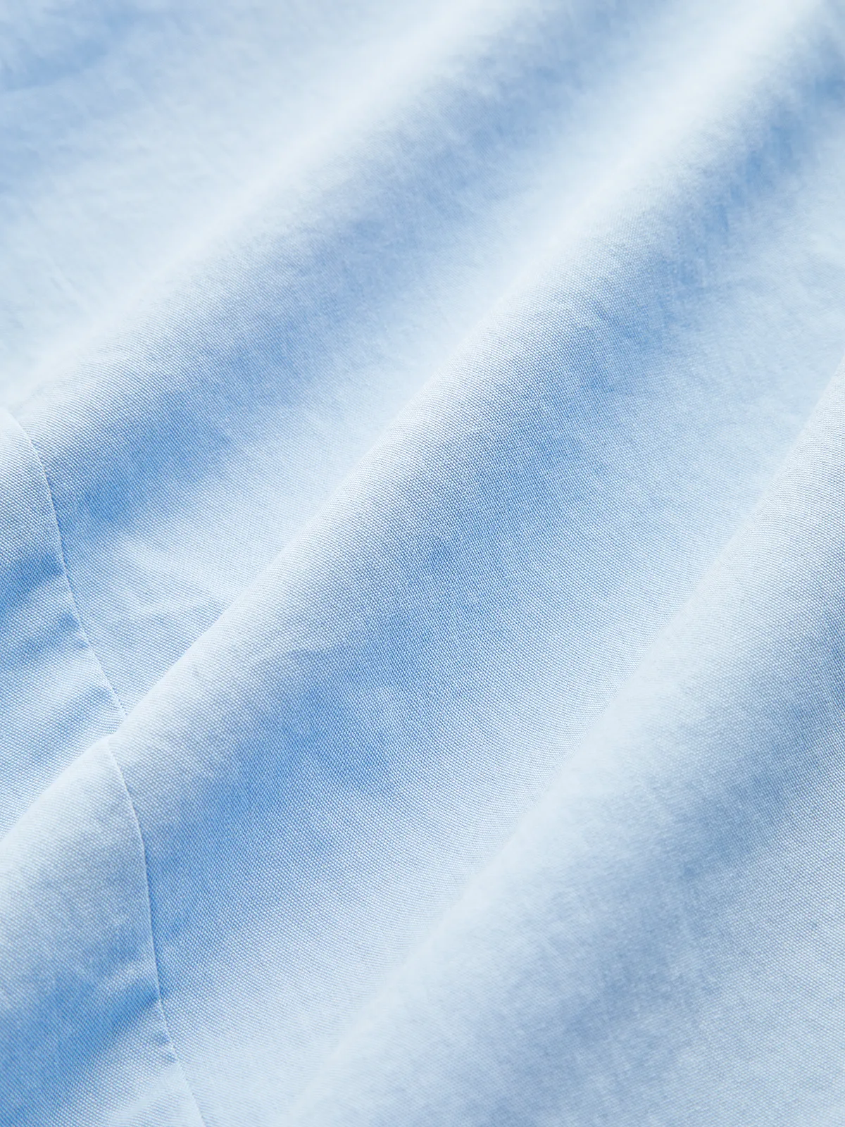 Asymmetric Metal Button Puff-Sleeve Shirt sold by COMMENSE product image thumbnail 4