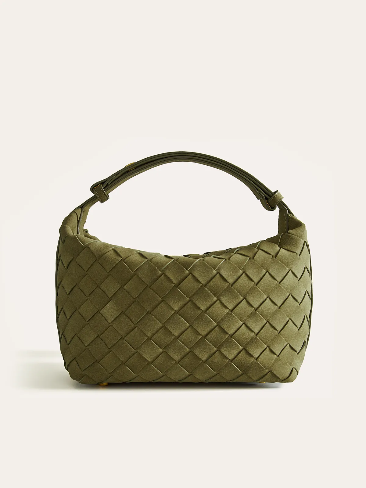 Woven PU Leather Top-Handle Bag sold by COMMENSE