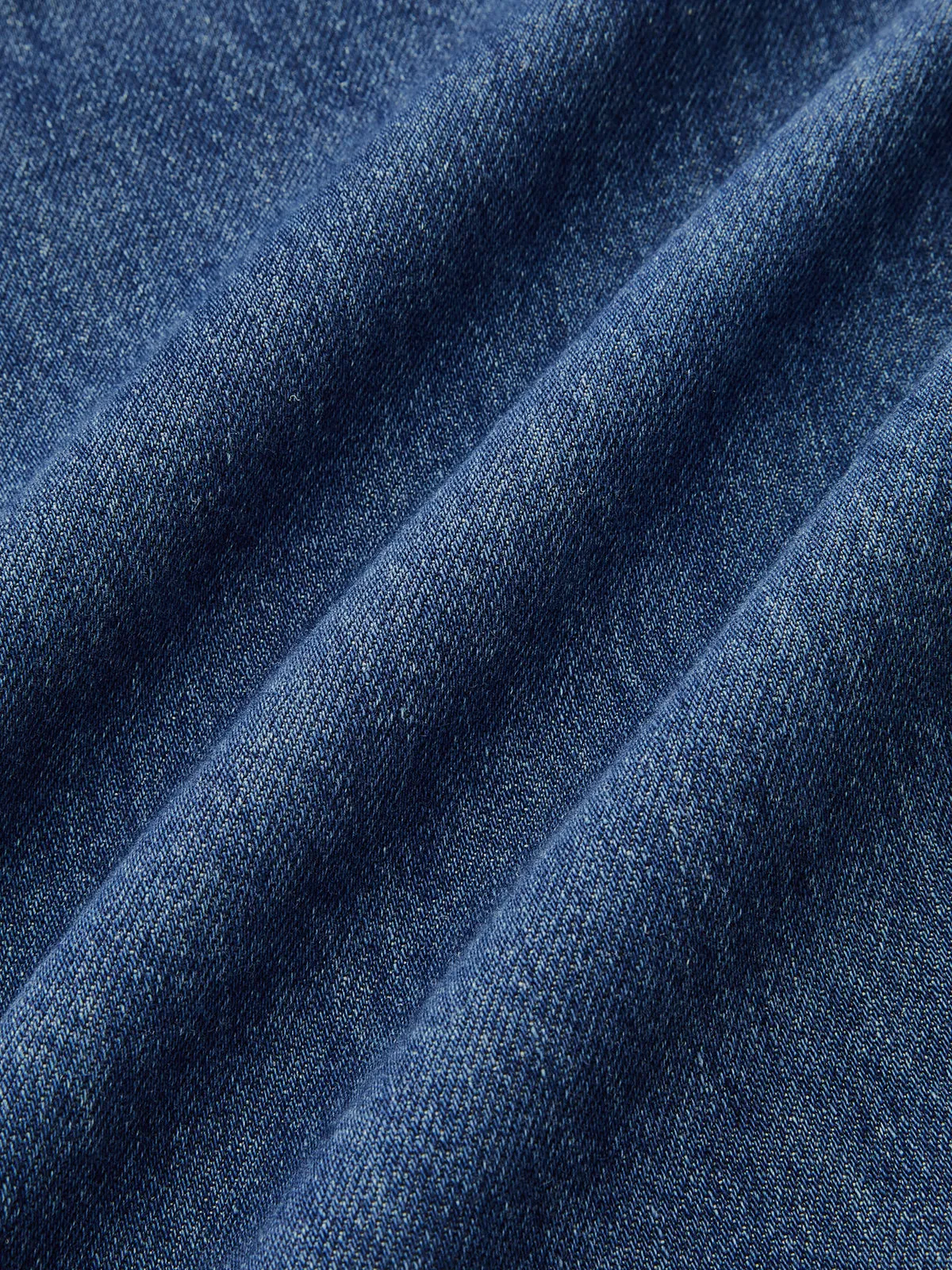 Denim Drawstring Waist Wide-Leg Pants sold by COMMENSE product image thumbnail 4